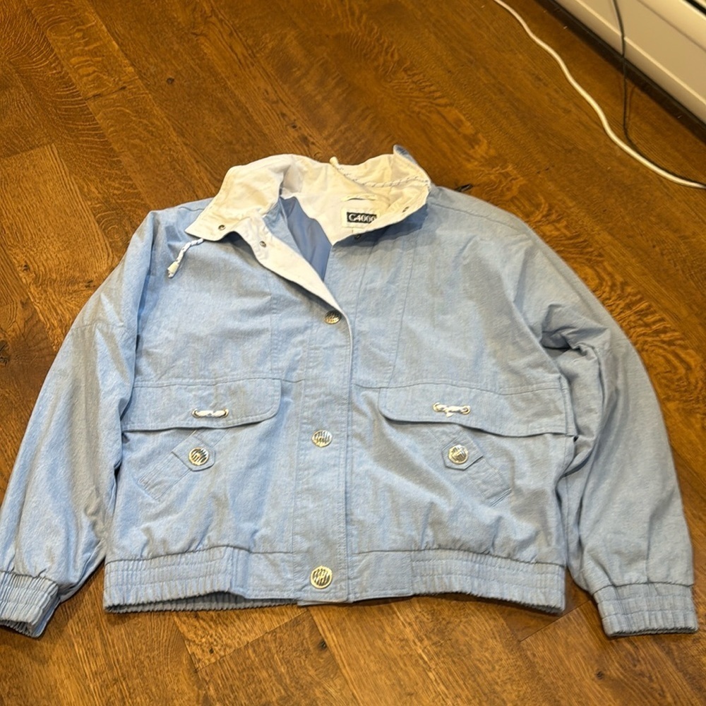 G4000 Women’s Coat Blue and White Size Large